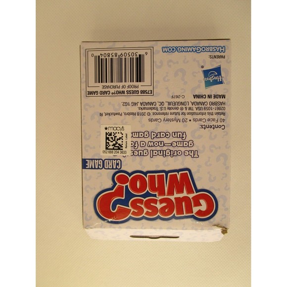 NEW Lot of 3 Card Games Connect 4, Clue and Guess Who  HASBRO - HOLIDAY GIFT - Picture 7 of 7